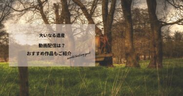 大いなる遺産の動画配信は？あらすじやおすすめ作品、視聴する方法もご紹介