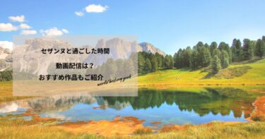 セザンヌと過ごした時間の動画配信は？あらすじやおすすめ作品、視聴する方法もご紹介