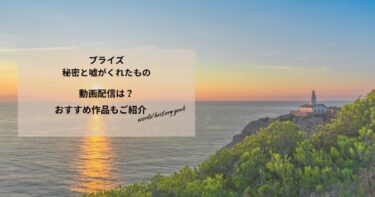 プライズ-秘密と嘘がくれたものの動画配信は？あらすじやおすすめ作品、視聴する方法もご紹介