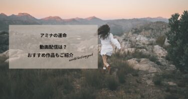 アミナの運命の動画配信や無料視聴は？あらすじやおすすめ作品、視聴する方法もご紹介