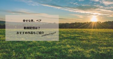 幸せな男、ペアの動画配信や無料視聴は？あらすじやおすすめ作品、視聴する方法もご紹介