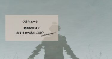 ワルキューレの動画配信や無料視聴は？あらすじやおすすめ作品、視聴する方法もご紹介