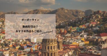 ボーダーラインの動画配信や無料視聴は？あらすじやおすすめ作品、視聴する方法もご紹介