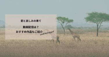 愛と哀しみの果ての動画配信や無料視聴は？あらすじやおすすめ作品、視聴する方法もご紹介
